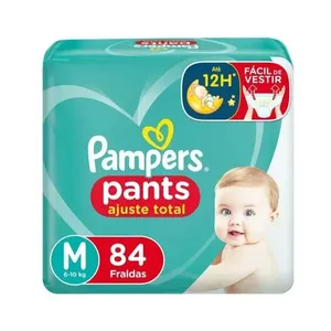 Fralda Pampers Pants Ajuste Total M 84 Unidades FR PAMPERS PANTS AJUSTE TOTAL M 84UN