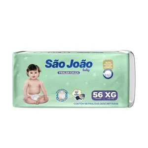 Fralda São João Baby Pants XG 56 unidades FR SAO JOAO INFANTIL PANTS XG 56UN