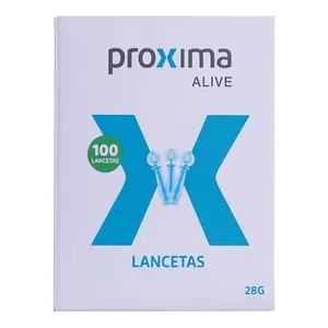 Lancetas para Teste de Glicemia Próxima Alive X 100 Unidades