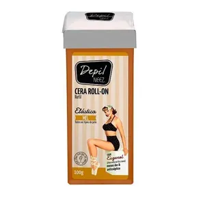 Cera Depilatória Roll On Neez Refil Mel 100g