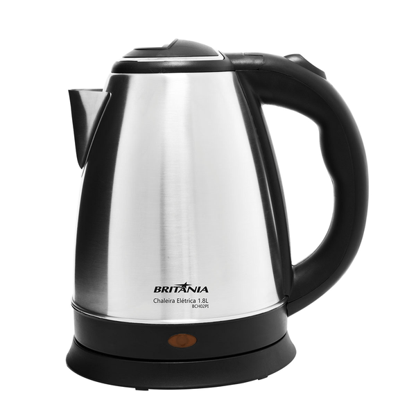 Chaleira Elétrica Britânia, 1150W, Desligamento Automático, 1,8 L, Inox - BCH02PI 220V