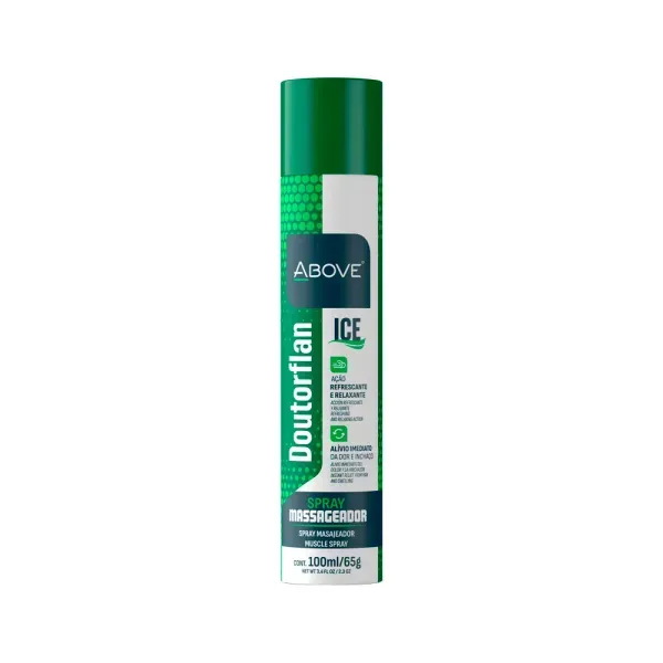 Massageador Above Ice Rollon Doutorflan Spray 100ml