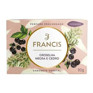 Sabonete Em Barra Francis Groselha Negra e Cedro 90g