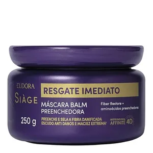 Máscara De Tratamento Capilar Eudora Siàge Resgate Imediato 250g