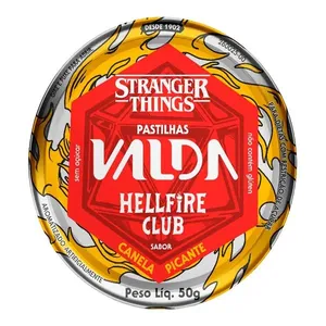 Pastilha Valda Stranger Things Canela Picante 50g