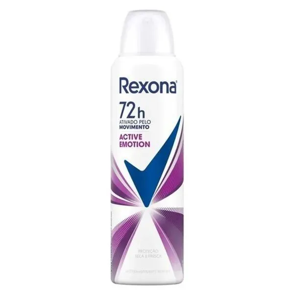 Desodorante Antitranspirante Aerossol Rexona Active Emotion 150ml DES REXONA AERO 150ML ACTIVE EMOTION