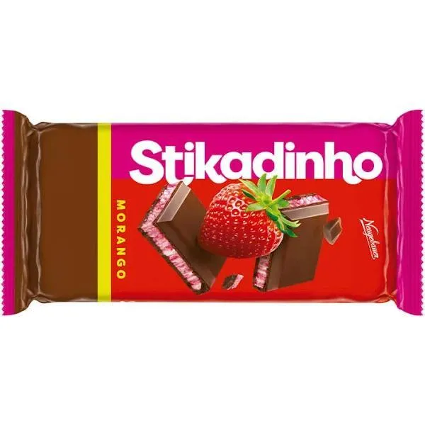 Chocolate Stikadinho Neugebauer Morango 70g TABLETE NEUGEBAUER S