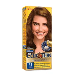 Tintura Cor & Ton Kit Básico 7.3 Louro Dourado