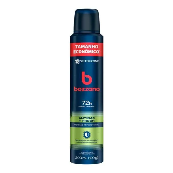 Desodorante Antitranspirante Bozzano Fresh Masculino 200ml Aerossol