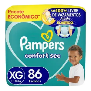 Fralda Pampers Confort Sec Tamanho XG 86 Unidades