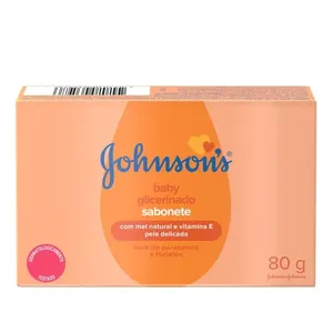 Sabonete Infantil Johnsons Baby Glicerinado 80g SAB INF J&J BABY 80G
