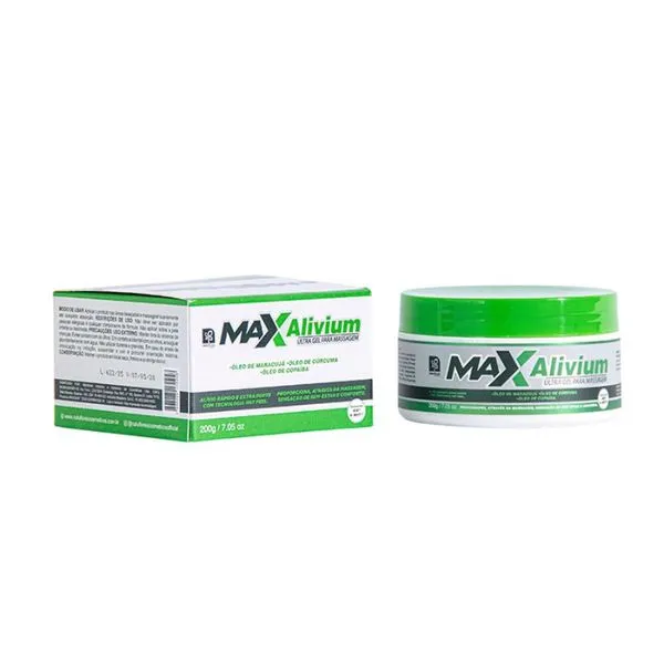 Gel para Massagem Natuflores Max Alivium 200g GEL MASSAGEM MAX ALIVIUM 200G NATUFLORES