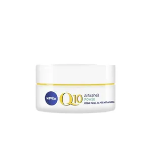 Creme Facial Antissinais Nivea Q10 Power Dia Pele Mista a Oleosa FPS 30 50g CR HID NIVEA 50G Q10 ANISSINAIS PELE OLE