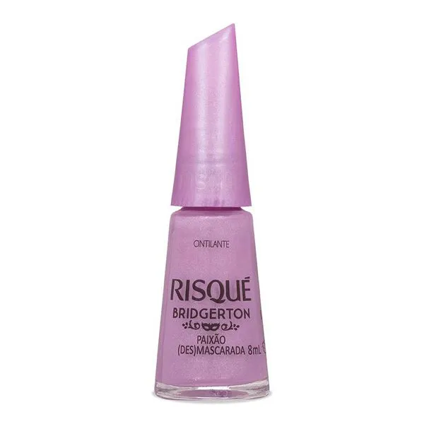 Esmalte Cintilante Risqué Bridgerton Paixão (Des)mascarada 8ml