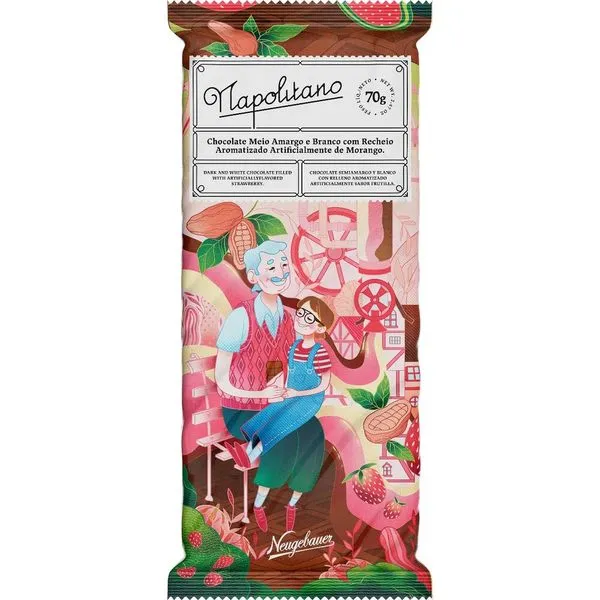 Chocolate Napolitano Neugebauer 70g TABLETE NEUGEBAUER N
