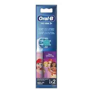 Refil para Escova Elétrica Infantil Oral-B Disney Princesas 2 Unidades