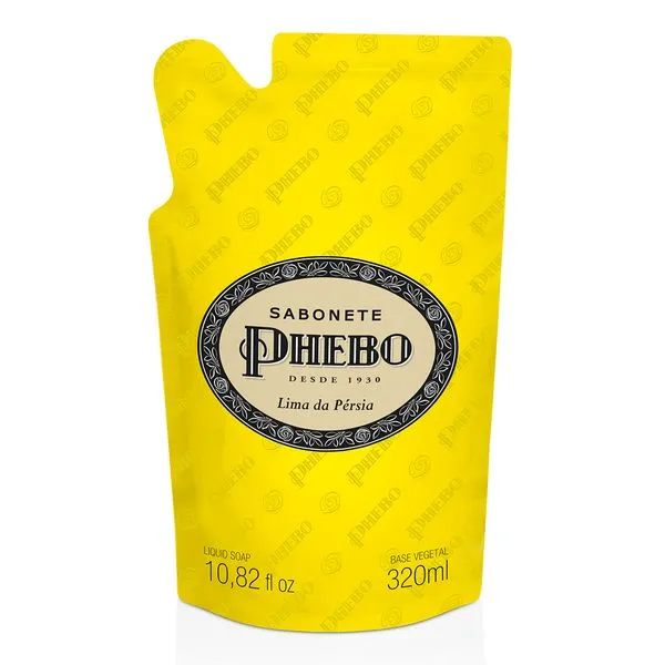 Sabonete Líquido de Glicerina Phebo Tradicional Lima da Pérsia Refil 320ml