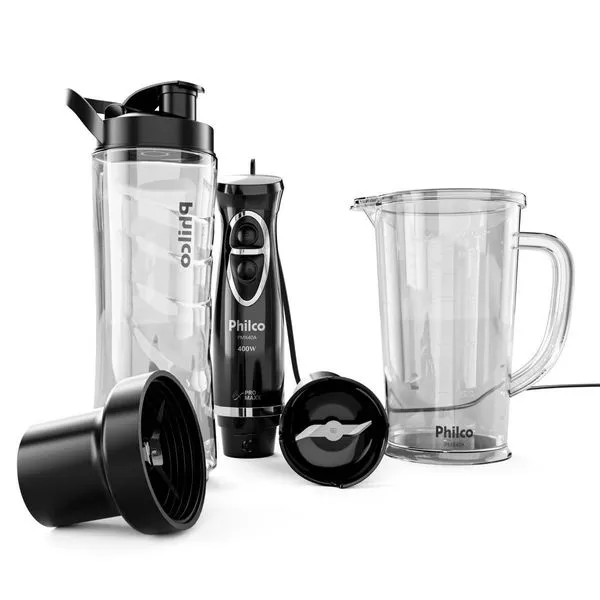 Mixer e Blender Philco 2 Velocidades 400W PMX40A 127V
