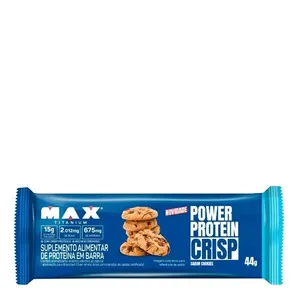 Barra de Proteína Max Power Protein Crisp Cookies 44g