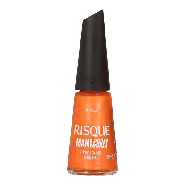 Esmalte Metálico Risqué Manicores Credita No Brilho 8ml