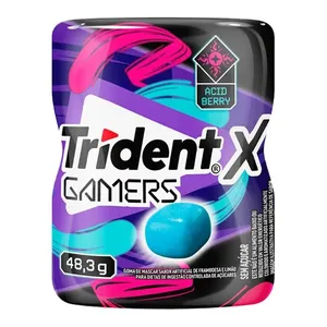 Chiclete Trident X Acid Berry sem Açúcar 48,3g