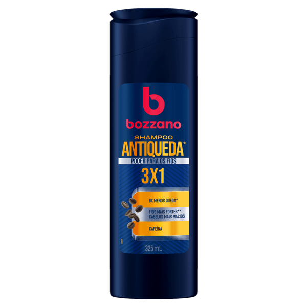 Shampoo Antiqueda Bozzano Cafeína 325ml