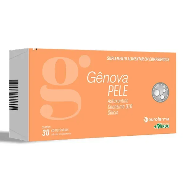 Suplemento Alimentar Gênova Pele 30 Comprimidos