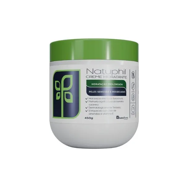 Creme Hidratante Natuphil Peles Extremamente Secas e Sensíveis 450g Natuflores CR HID NATUPHIL 450G PELES EXTREMAMENTE