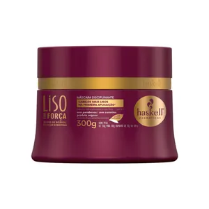 Máscara de Tratamento Capilar Liso com Força 300g Haskell Máscara de Tratamento Capilar Haskell Liso com Força - 300g