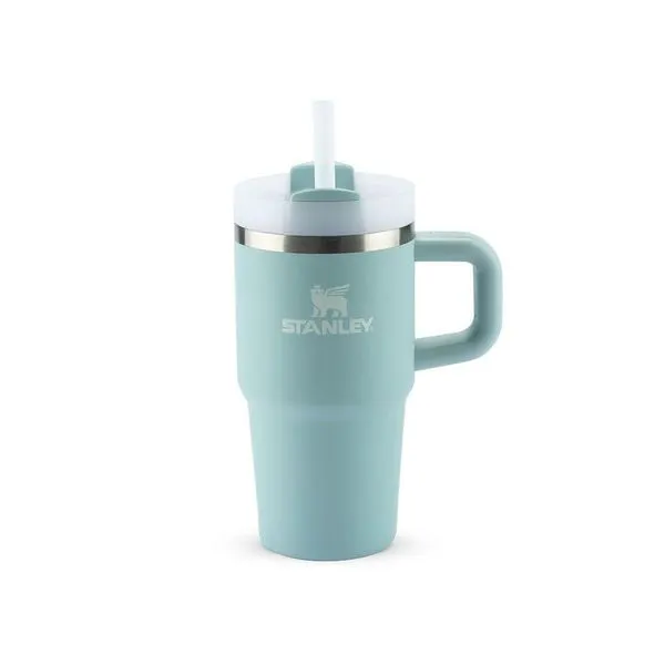 Copo Quencher Stanley Com Canudo Com Alça 591ml Sea Foam