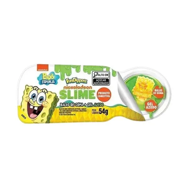 BALA DE GOMA BENEVIA BOB ESPONJA 50G