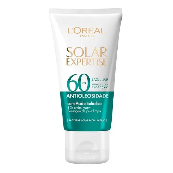 Protetor Solar Facial L'Oréal Paris Solar Expertise Antioleosidade FPS 60 40g