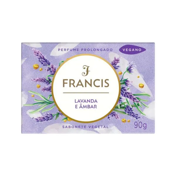 Sabonete Francis Clássico 90g Lilas Sem Rosas Luxemburgo