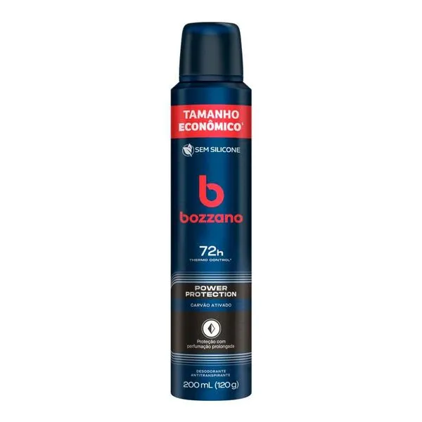 Desodorante Antitranspirante Bozzano Power Protection Masculino 200ml Aerossol