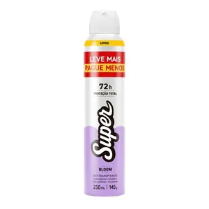 Desodorante Antitranspirante Super Bloom 72h 250ml Aerossol