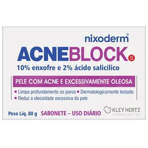 Acneblock Sabonete Uso Diário 80g
