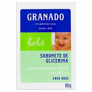 Sabonete em Barra Granado Glicerina Bebê Erva-Doce 90g