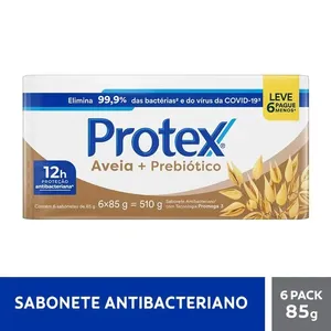 Sabonete em Barra Protex Aveia + Prebiótico 85g 6 Unidades
