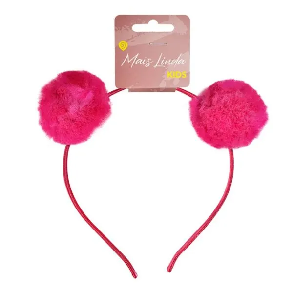 Tiara Mais Linda Kids Pom Pom 1 Unidade TIARA MAIS LINDA KIDS POM POM 1UN