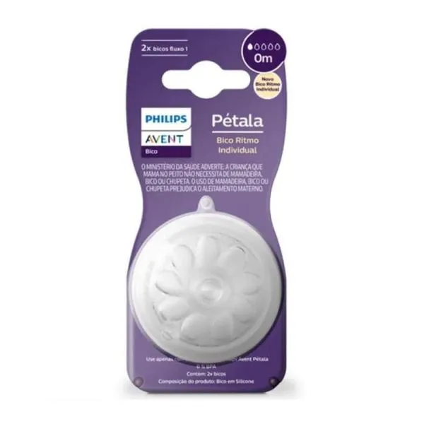 Bico Avent SCY961/02 TAM1 0M 3 0 Pétala 2 Unidades BICO AVENT SCY961/02 TAM1 0M 3 0 PETALA
