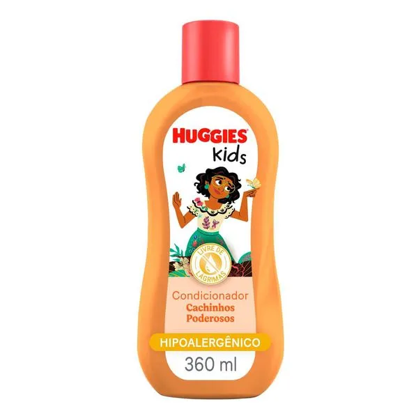 Condicionador Huggies Kids Brilho Mágico Cachinhos Poderosos 360ml