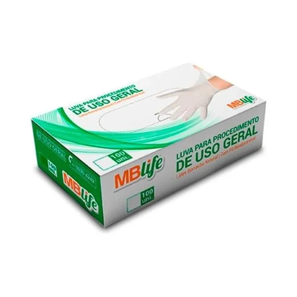 Luvas Látex Uso Geral com Pó 100un Tamanho PP Medix LUVAS LATEX USO GERAL MEDIX C/PO 100UNPP
