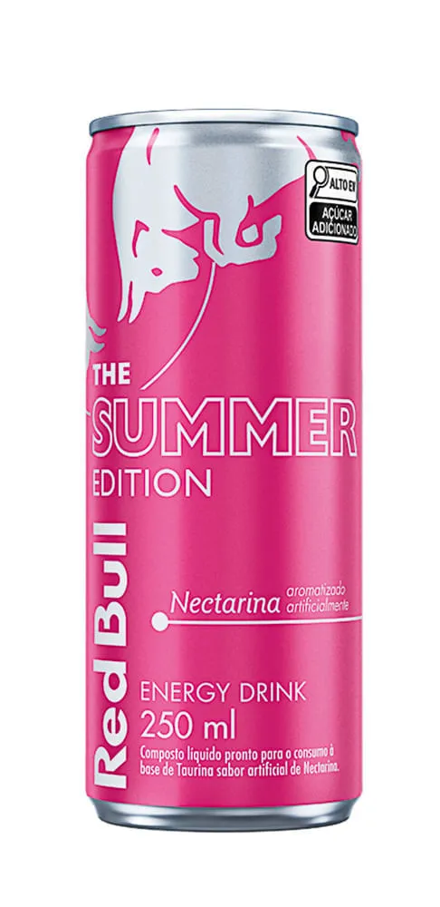 Energético Nectarina Red Bull Lata 250ml The Summer Edition