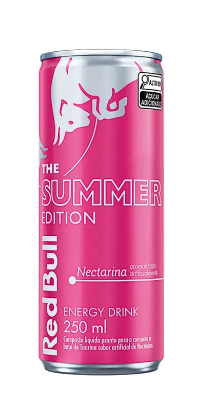 Energético Nectarina Red Bull Lata 250ml The Summer Edition