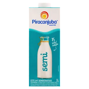 Leite UHT Semidesnatado Piracanjuba 1L