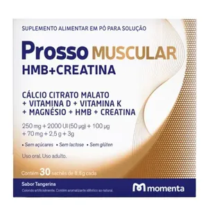 Suplemento Alimentar Prosso Muscular HMB + Creatina 30 Sachês de 8,8g Cada