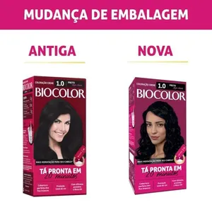 Mini Kit Tintura Biocolor Preto Fundamental 1.0