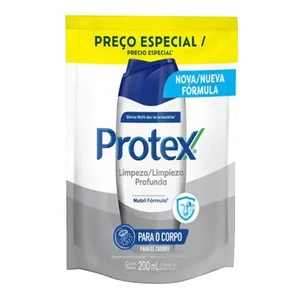 Refil Sabonete Líquido Protex Antibacteriano Limpeza Profunda 200ml
