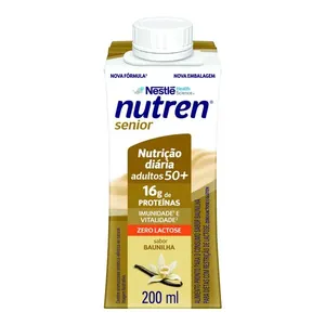 Complemento Alimentar Nutren Senior Baunilha Zero Lactose 200ml