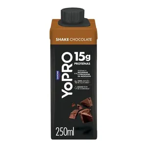 YoPRO Bebida Láctea UHT Chocolate 15g de proteínas 250ml Suplemento Alimentar Nutridrink Protein Chocolate 200ml